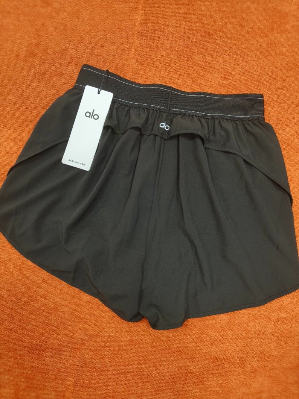 Alo Yoga Match Point Black Tennis Shorts🩳Sporty, Run, Fitness, Pilates, Daily🌱 - Picture 3 of 7